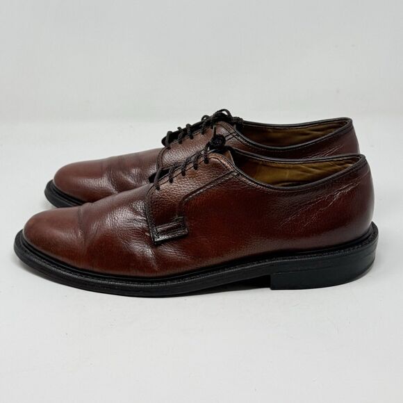 Dexter Derby Dress Shoes Mens 10.5 D Brown Pebble Grain Leather Oxford USA main image 16